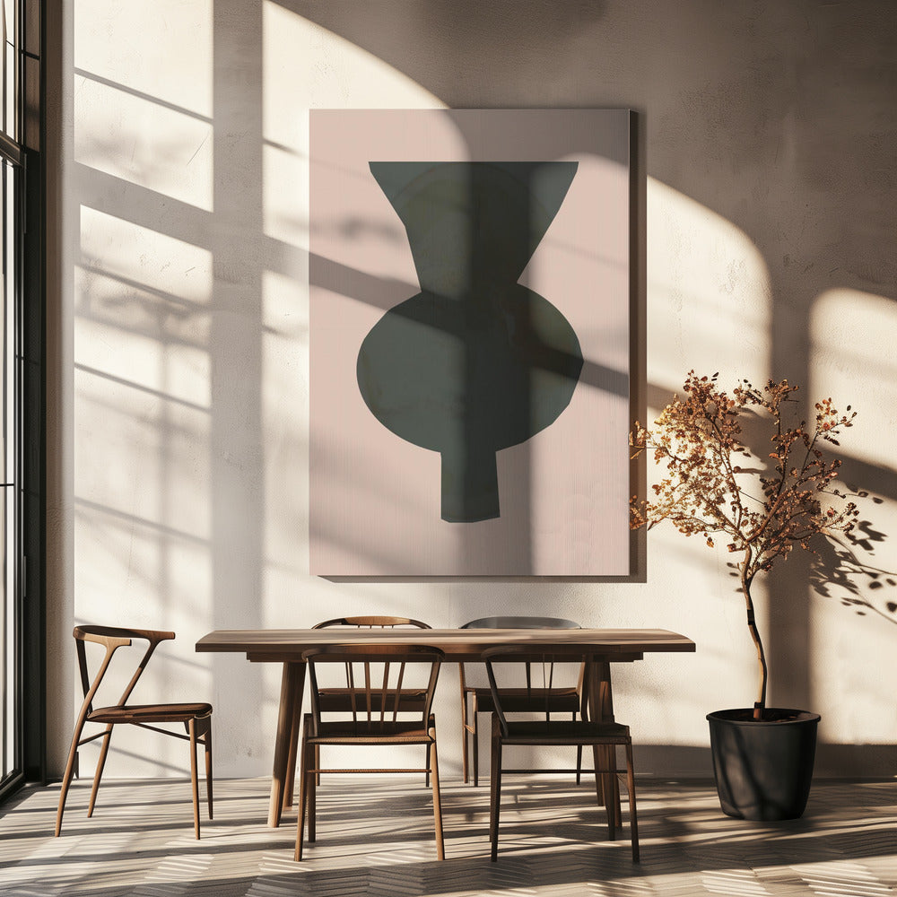 Mocha Vaas Vorm 1 | Canvas