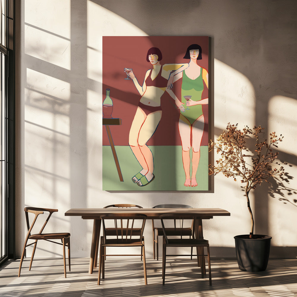 Loungin’ Ladies | Canvas