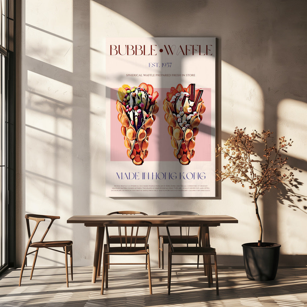 Bubble Waffle Delight | Canvas