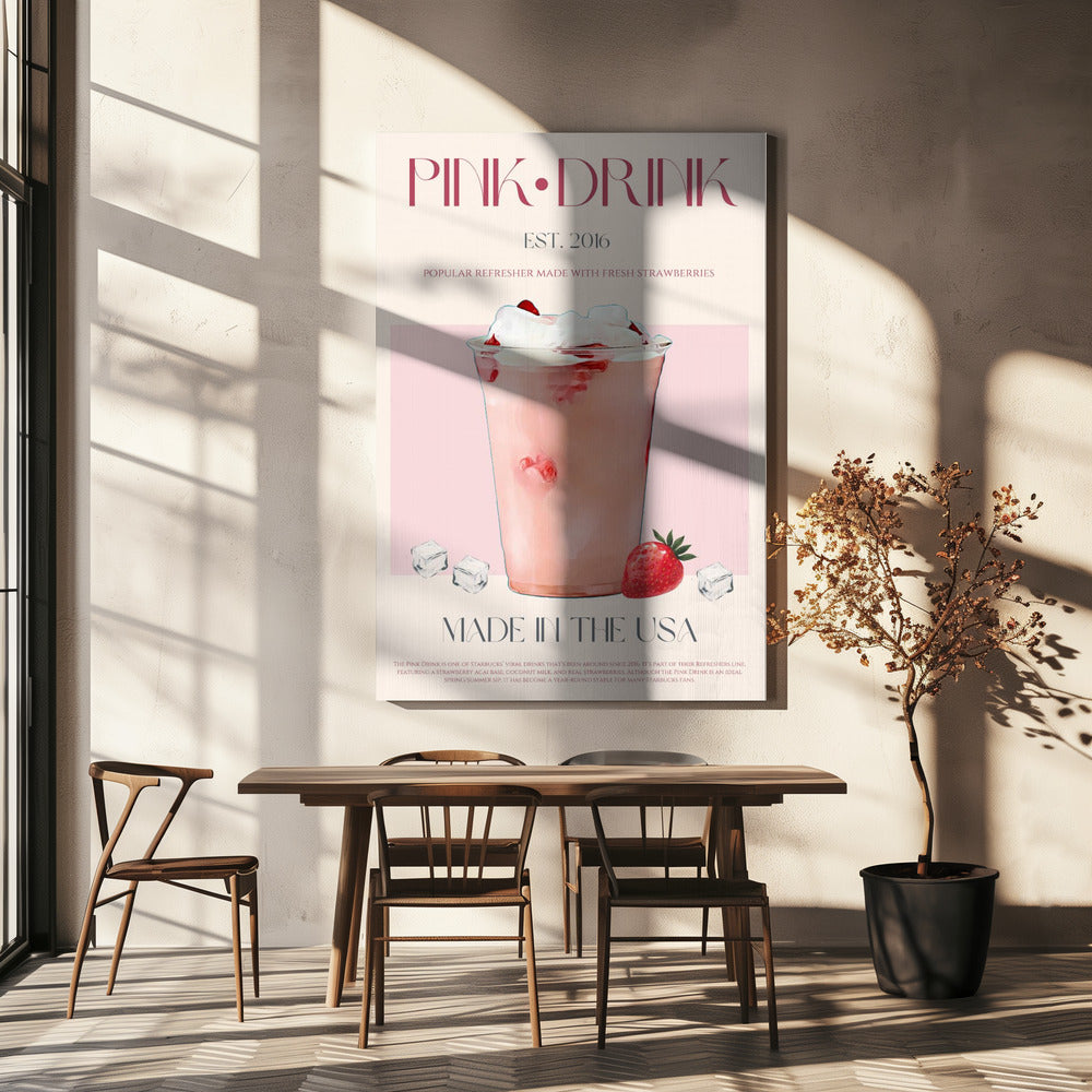 Roze Drank Print | Canvas