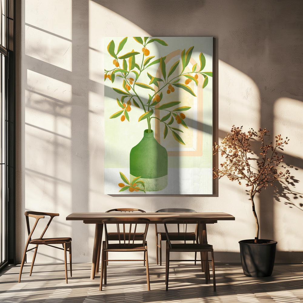 Gotische olijven | Canvas
