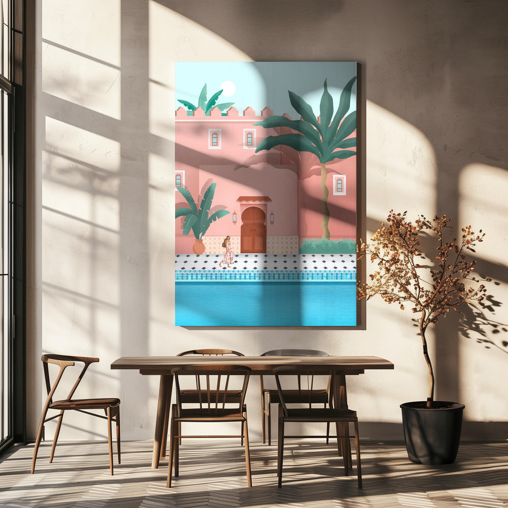 Marokko Deuren | Canvas