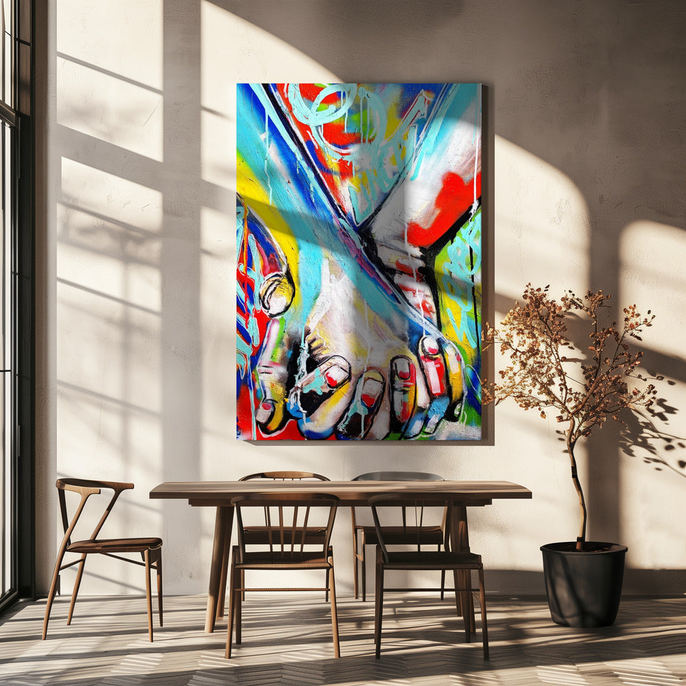 Levendige straatkunst | Canvas