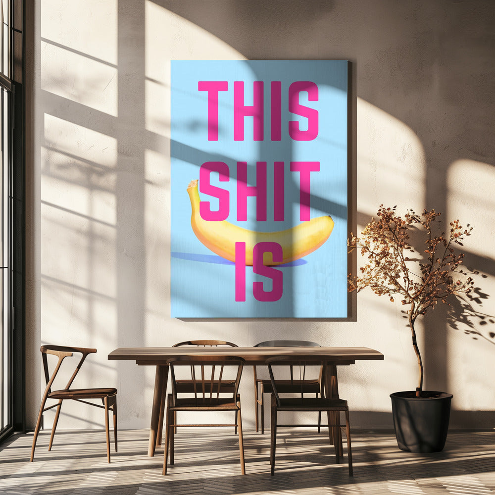 Bold Banana Statement | Canvas