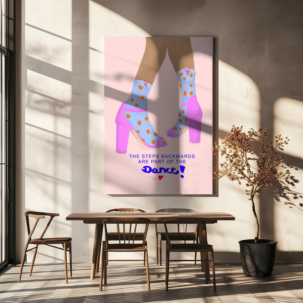 Dans in kleur | Canvas