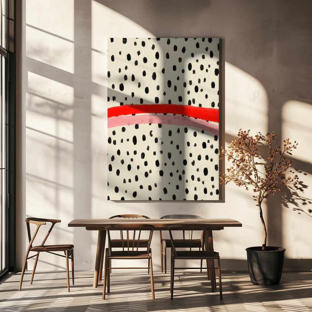 Black Dots Patterns | Canvas