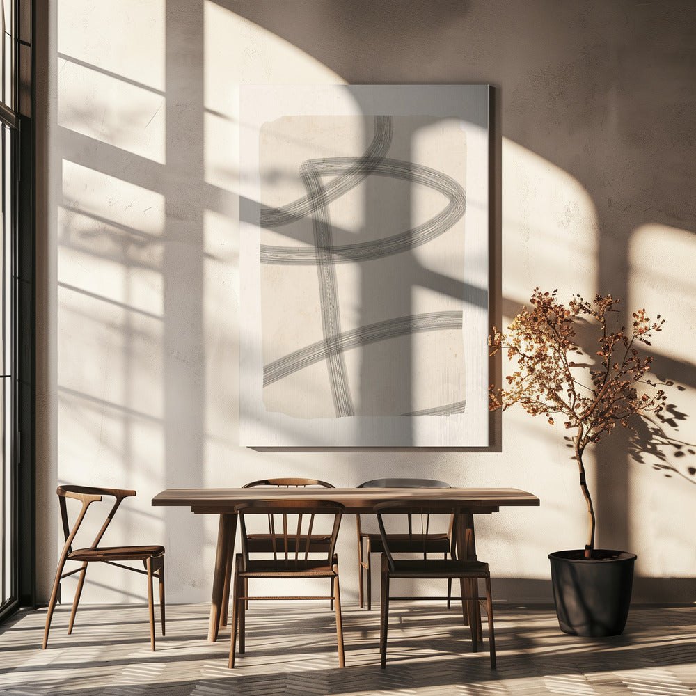 Minimale abstracte kunst | Canvas