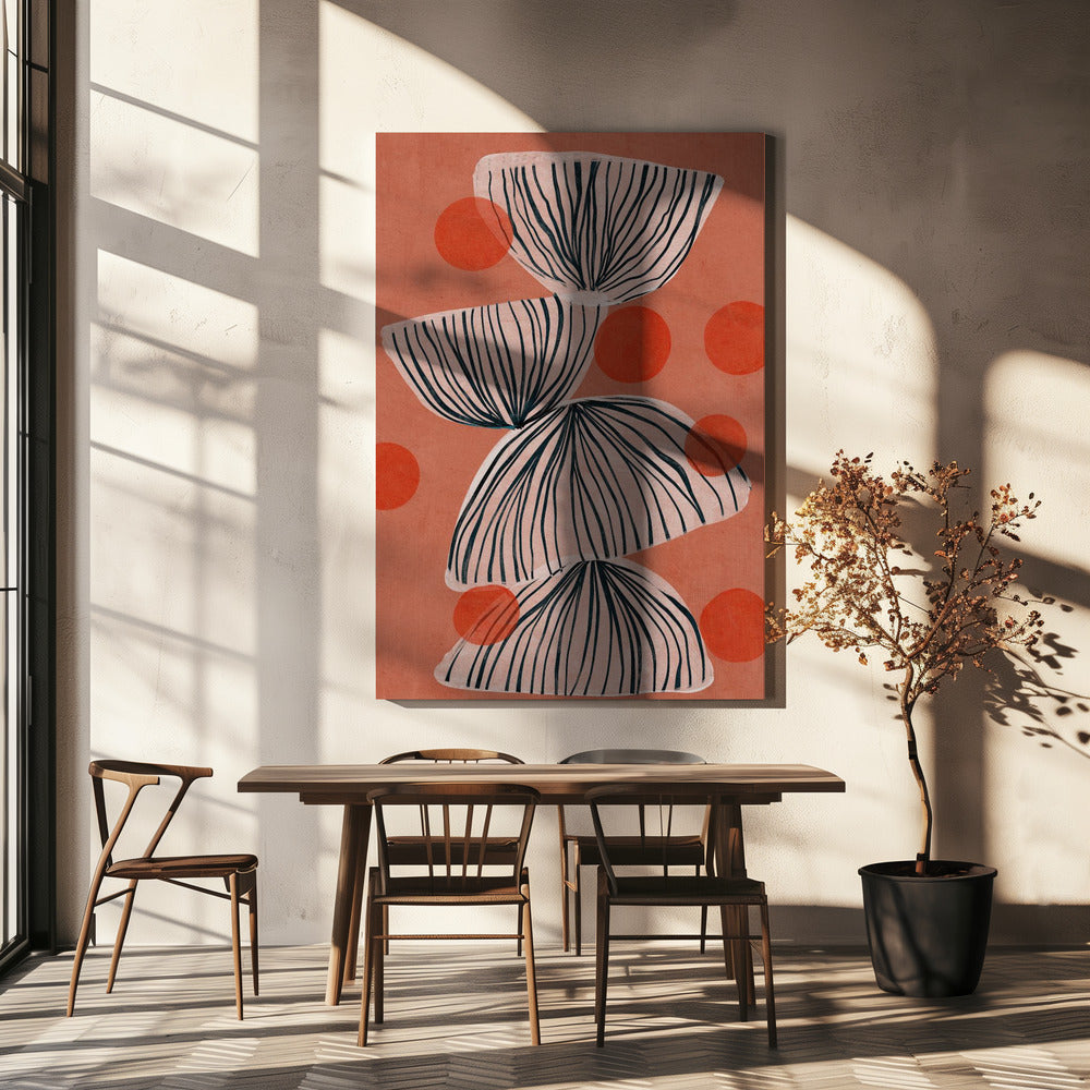Crimson Whimsy | Canvas