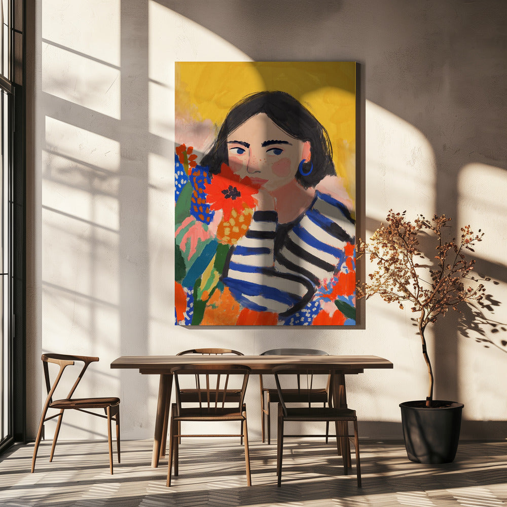 Gestreepte Dagdromen | Canvas