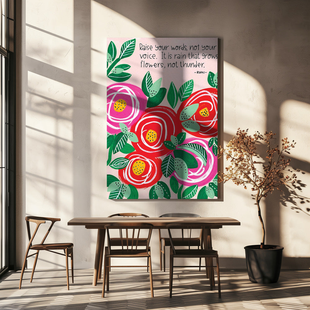 Verhoog uw woorden | Canvas