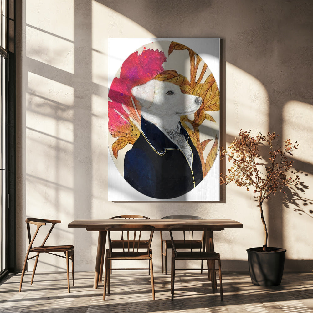 Koninklijk hondenportret | Canvas
