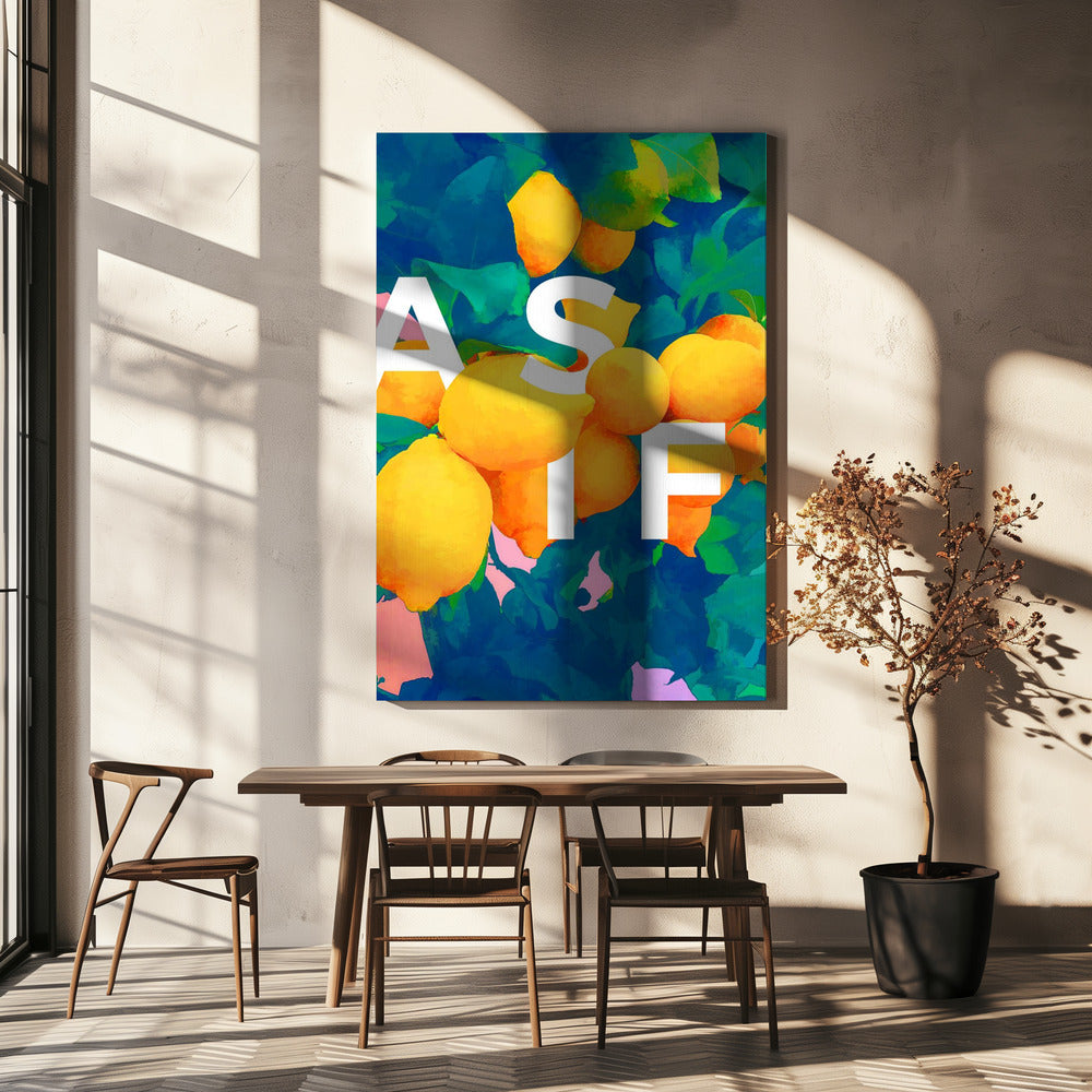 Felgele citroenen | Canvas