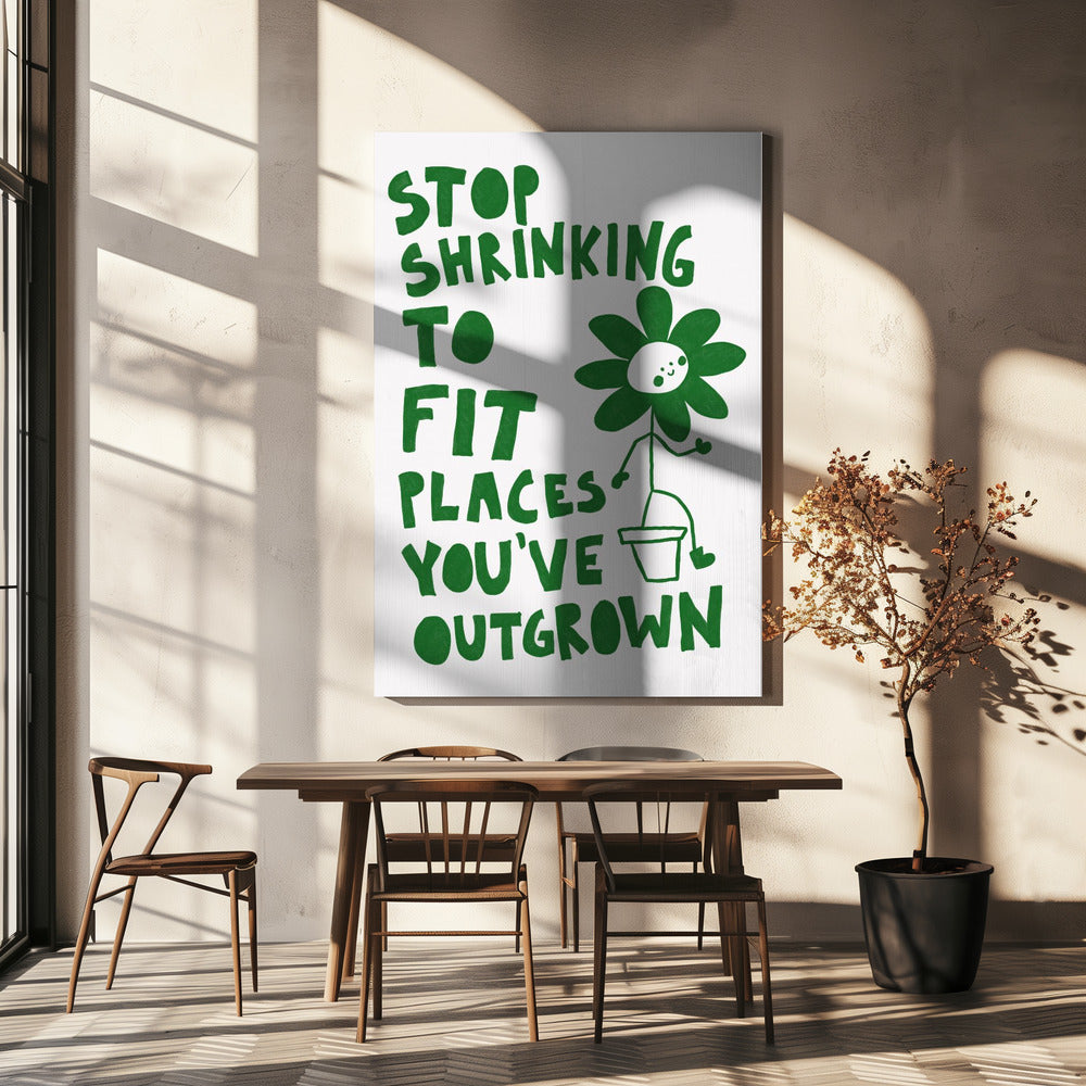 Stop met krimpen | Canvas