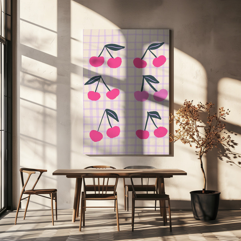 Roze Kersengenot | Canvas