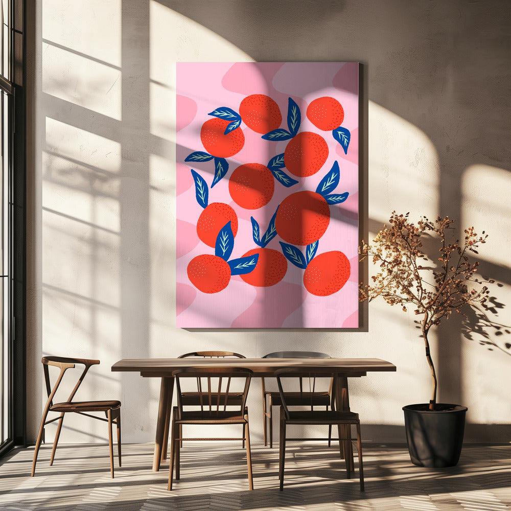 Levendige mandarijnen | Canvas