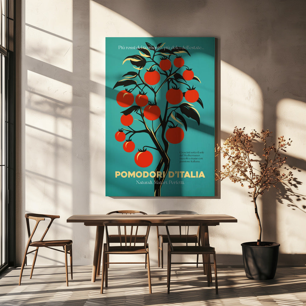 Levendige rode tomaten | Canvas