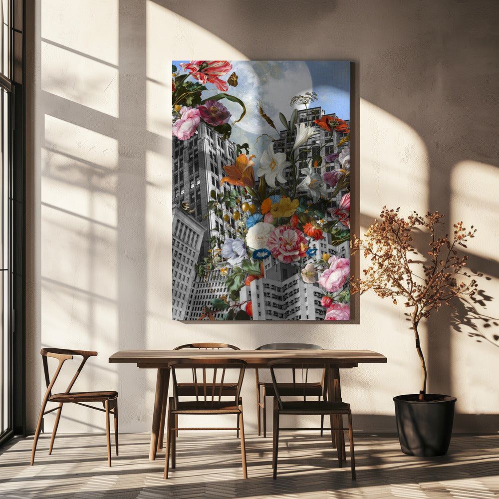 Stilleven van een grote stad | Canvas