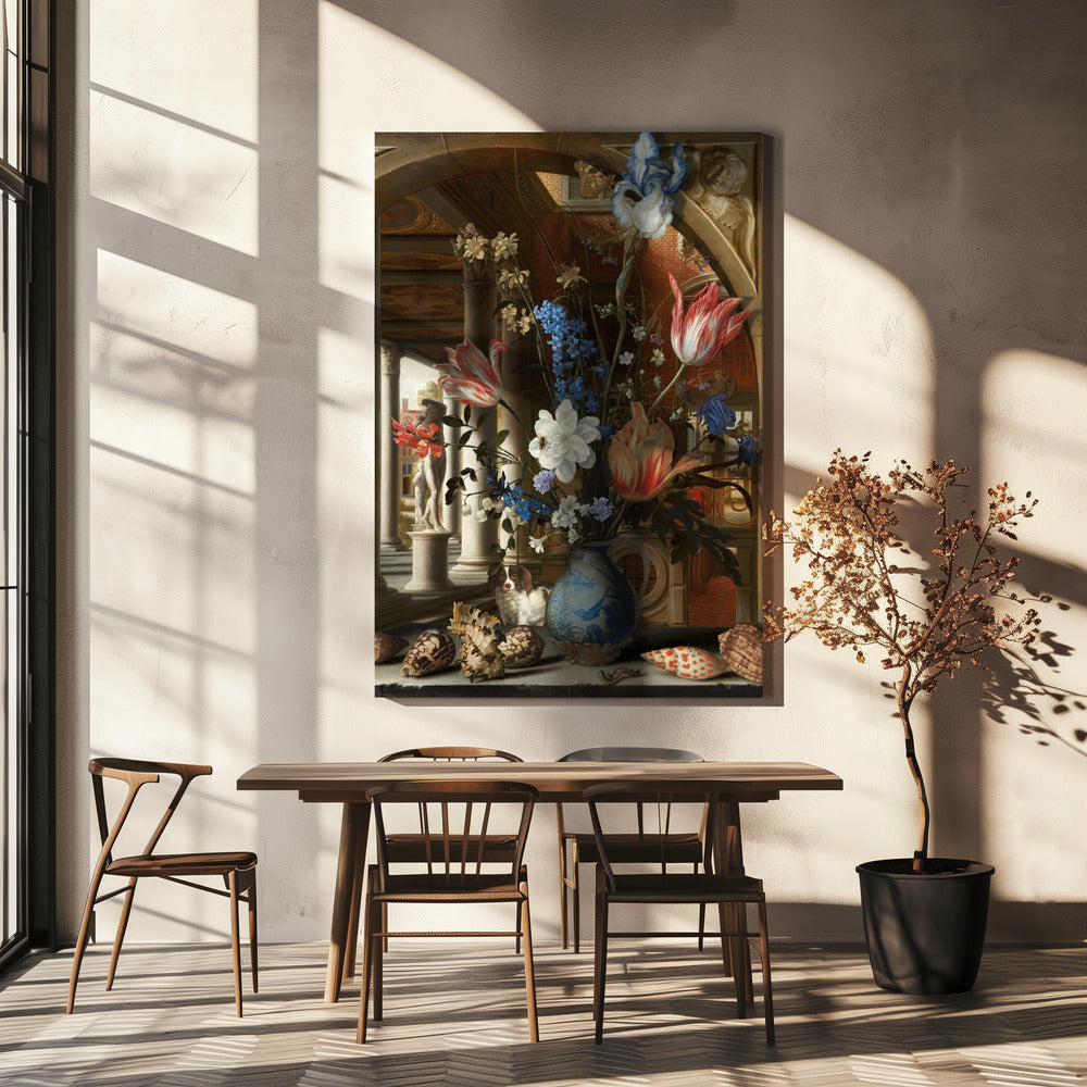 Een stilleven met perspectief: Hollandse meesters gecombineerd | Canvas