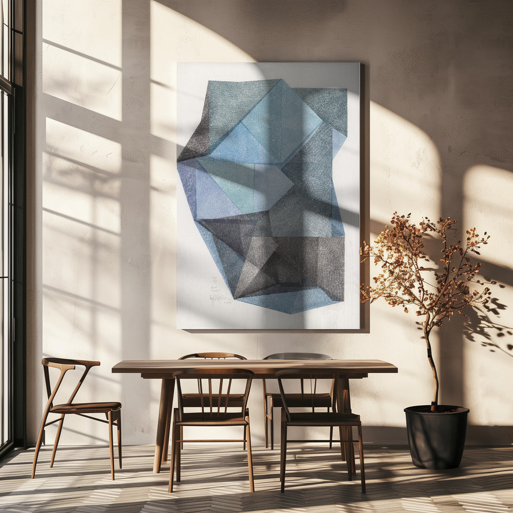 Blauwe Steen I. | Canvas