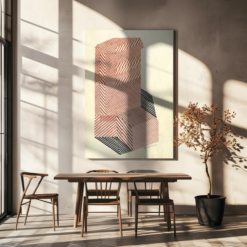 Veelhoekige vorm I. | Canvas