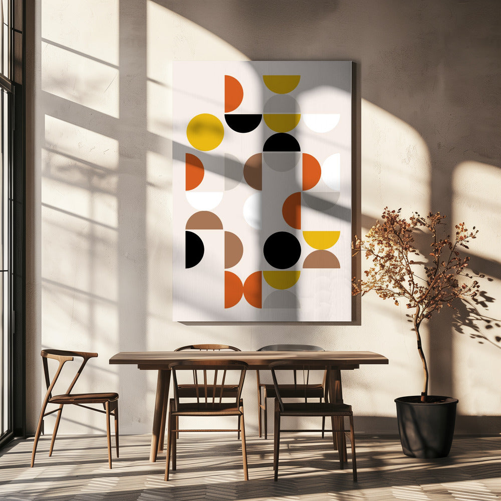 Mid-Century patroon | Canvas