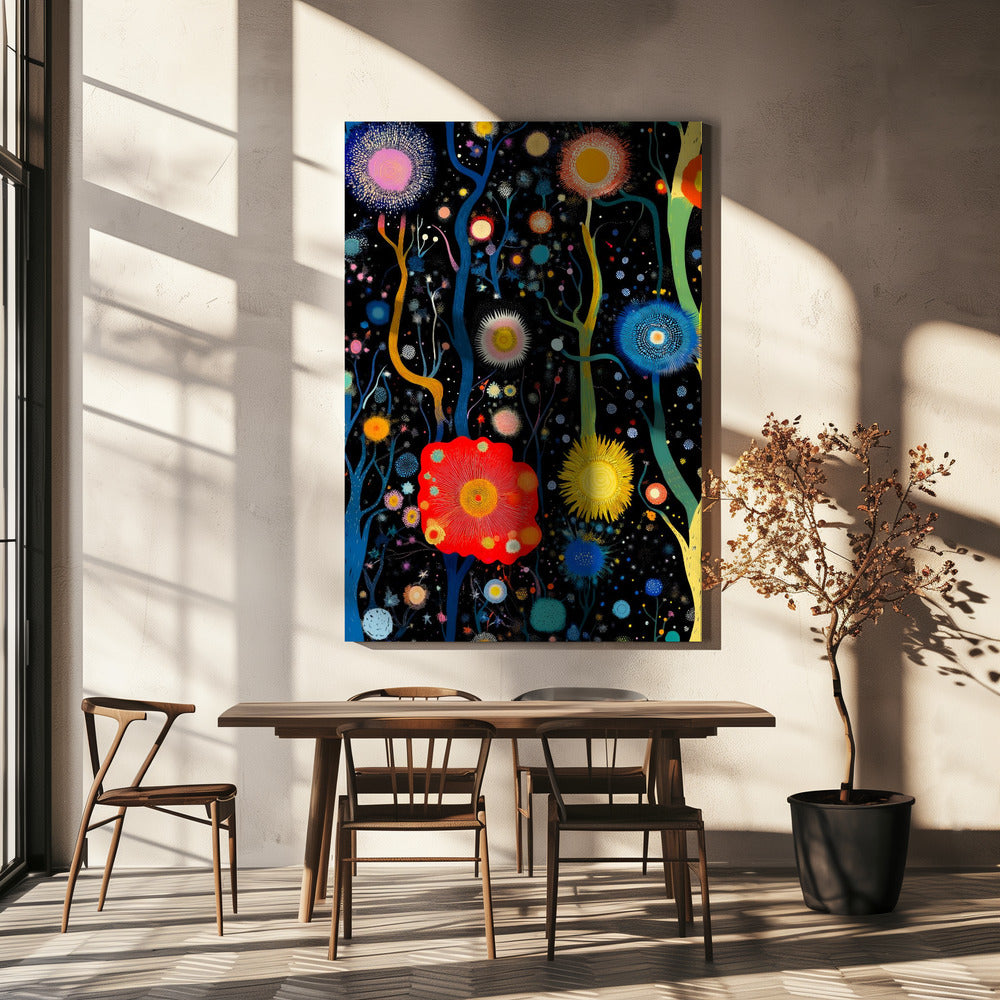 Levendige Hemelse Tuin | Canvas