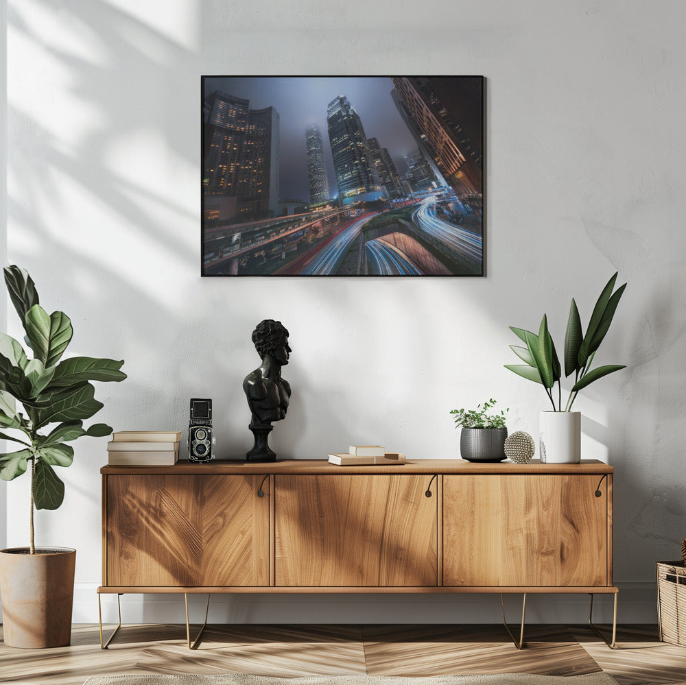 Hong Kong City Lights | Poster