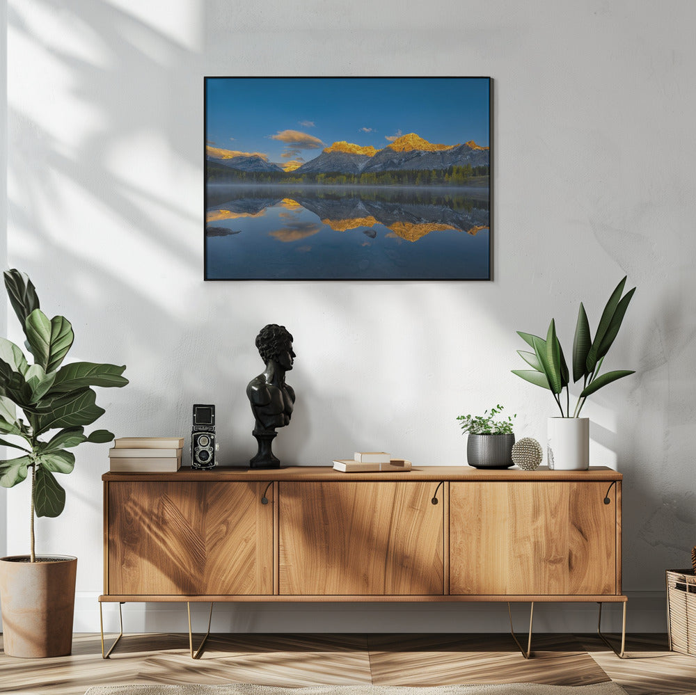 Een perfecte ochtend in de Canadese Rockies | Poster