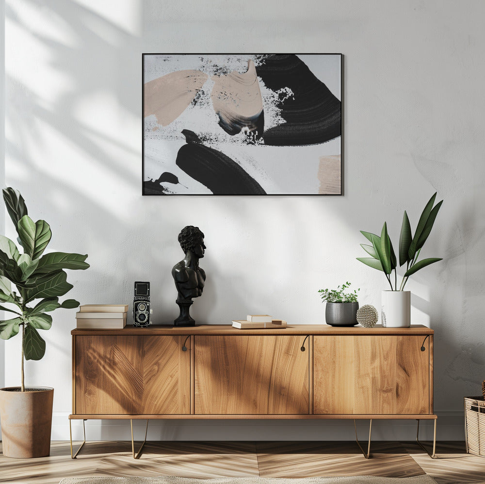 Zwart en Naakt | Poster