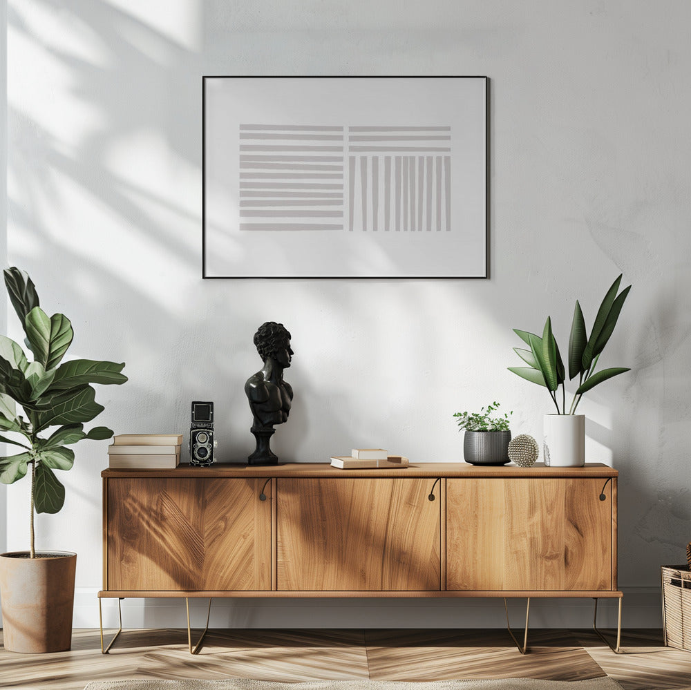 Lijnen in harmonie | Poster