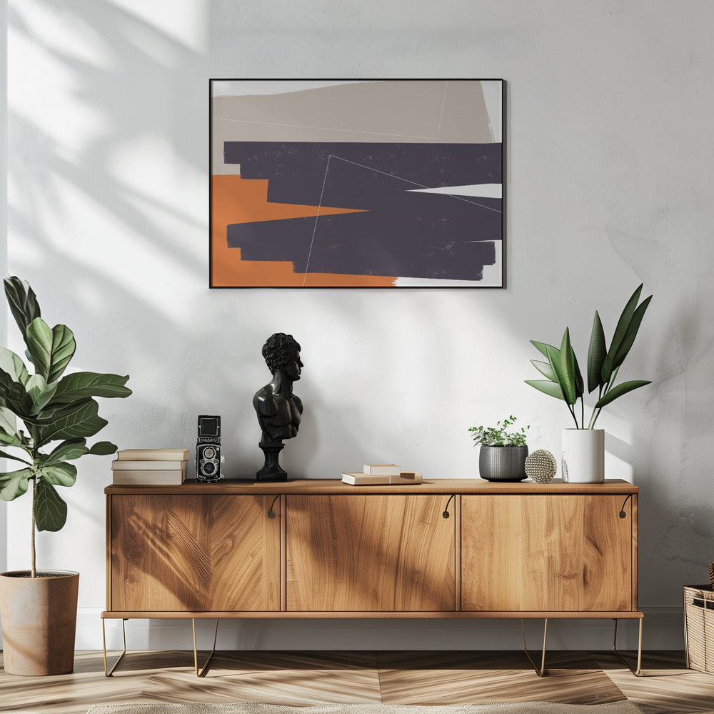 Geometrische lagen | Poster