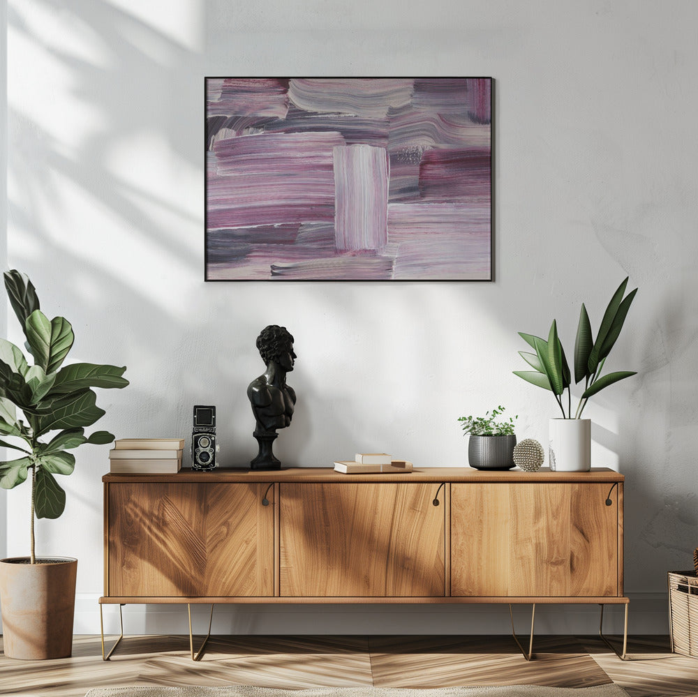 Expressionistische kleurrijke penseelstreken | Poster