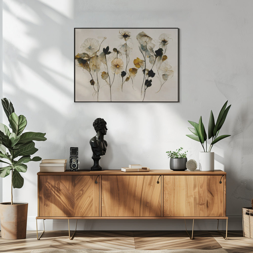Prachtige droge bloemen | Poster