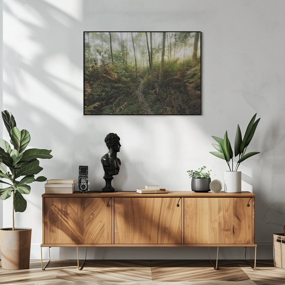 Mistige bossen II | Poster