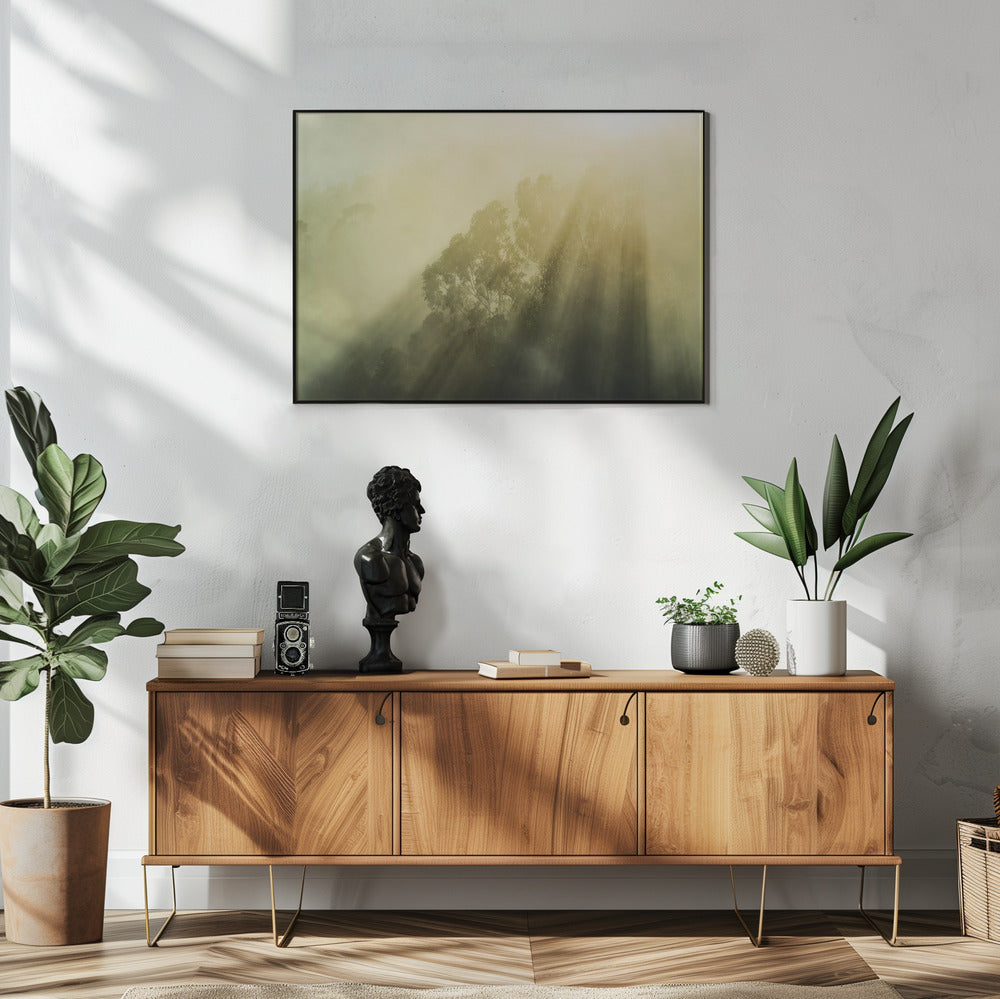 Mistige bossen III | Poster