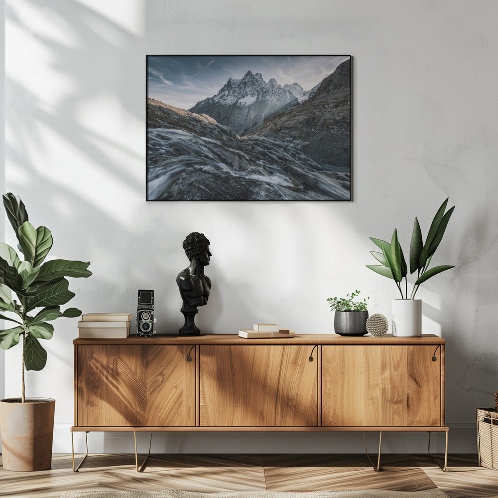 Monochrome berg | Poster