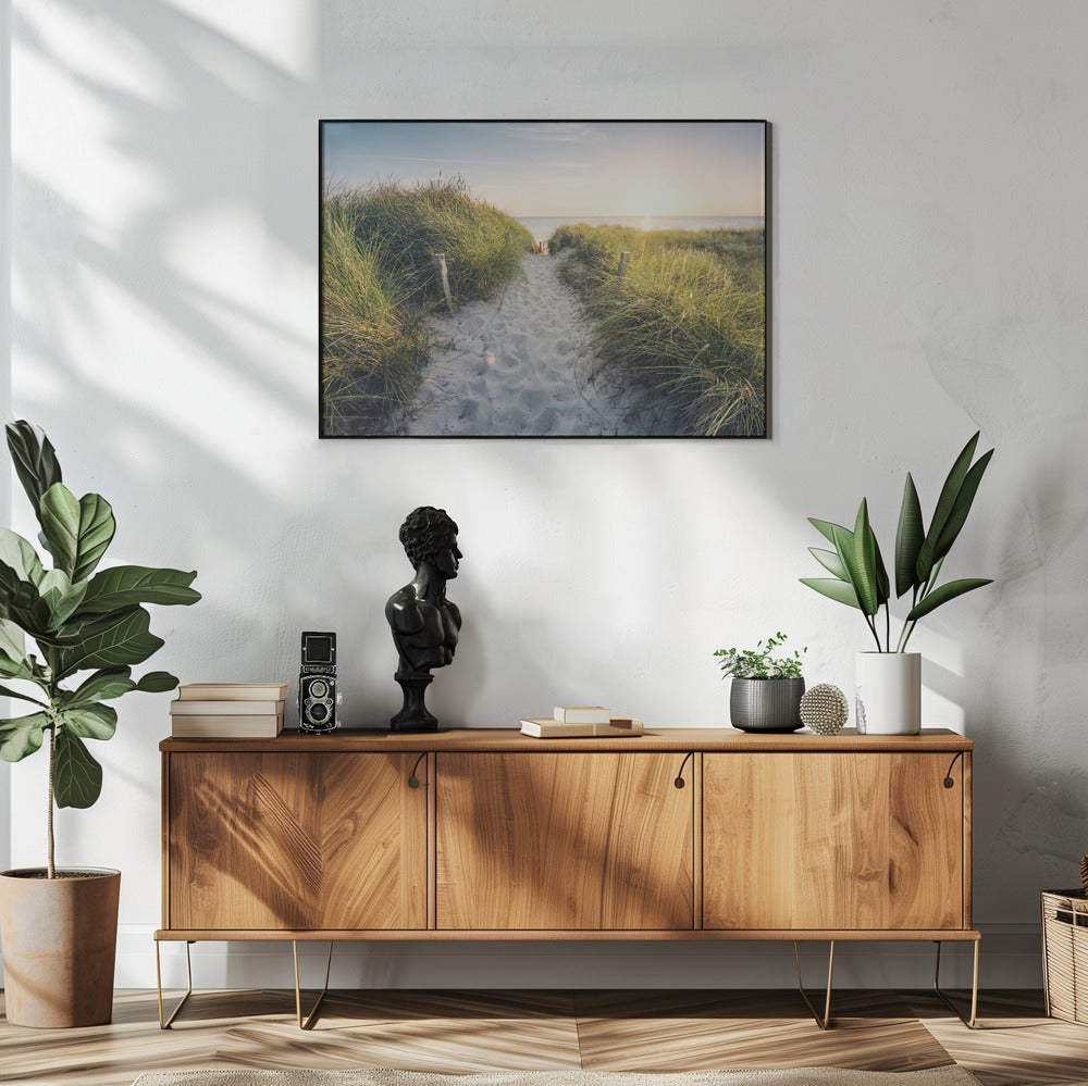 Naar het strand | Poster