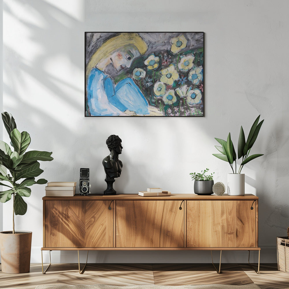 In de tuin | Poster