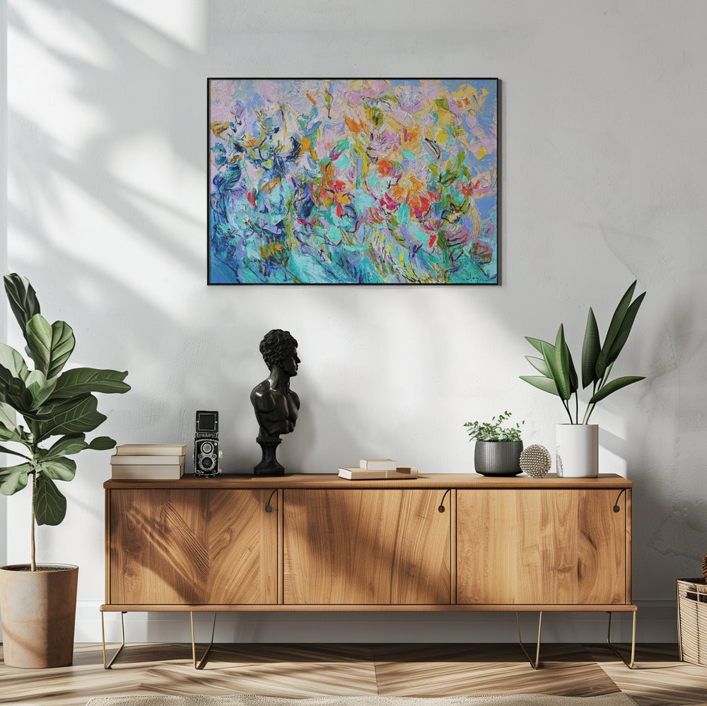 Stralende bloemenharmonie | Poster