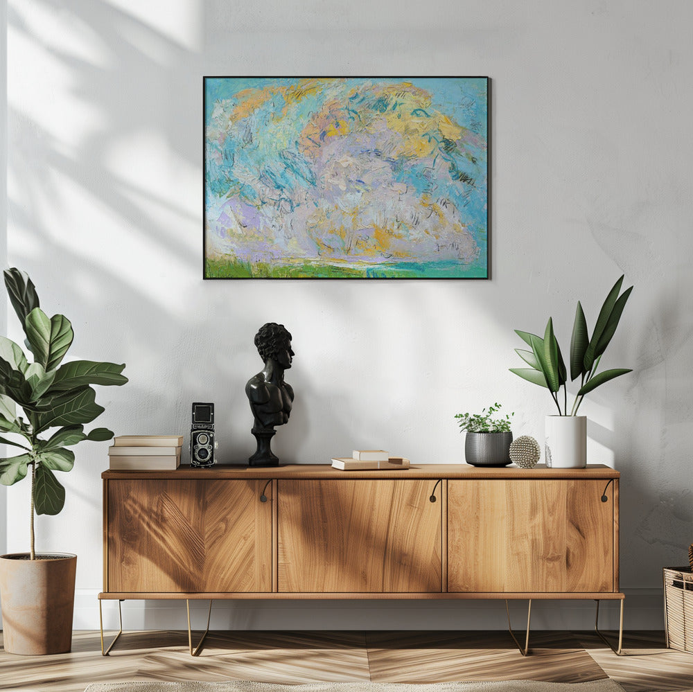 Grillig wolkenlandschap | Poster