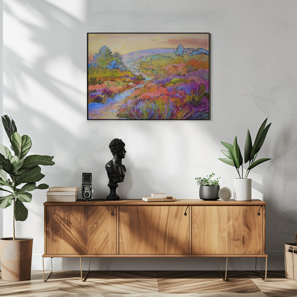 Levendig Weidepad | Poster
