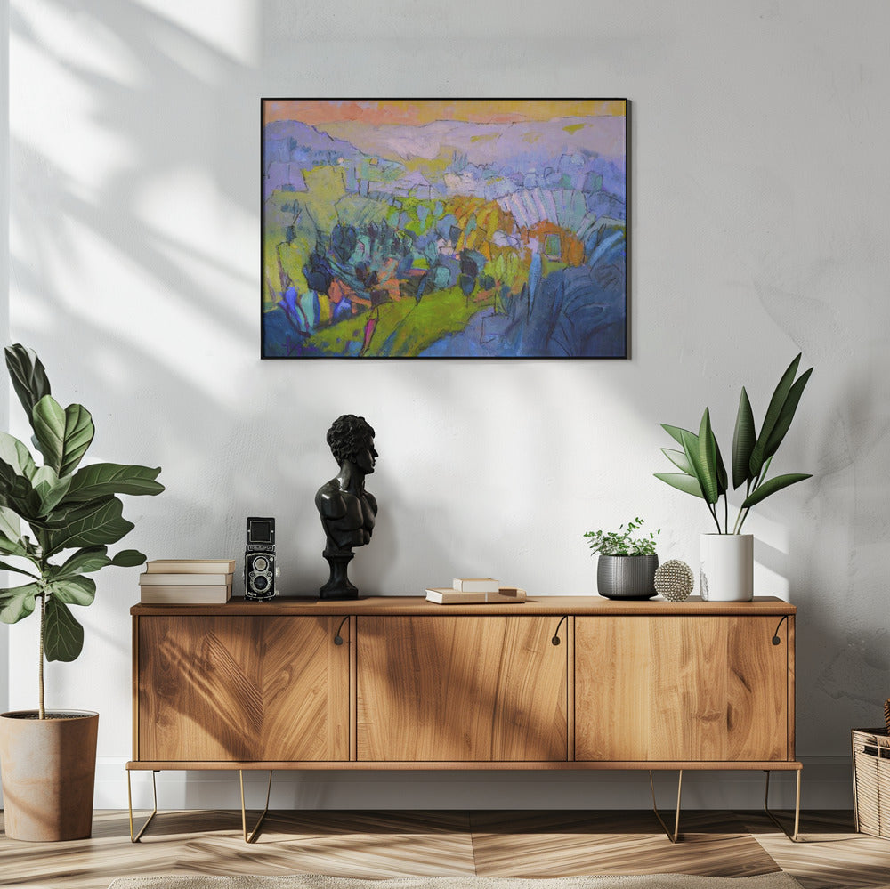 Kleurrijk panorama | Poster