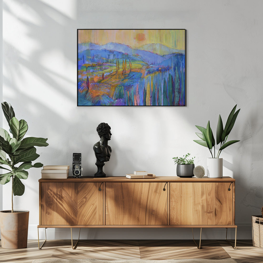 Droomlandschap Zonsopgang | Poster
