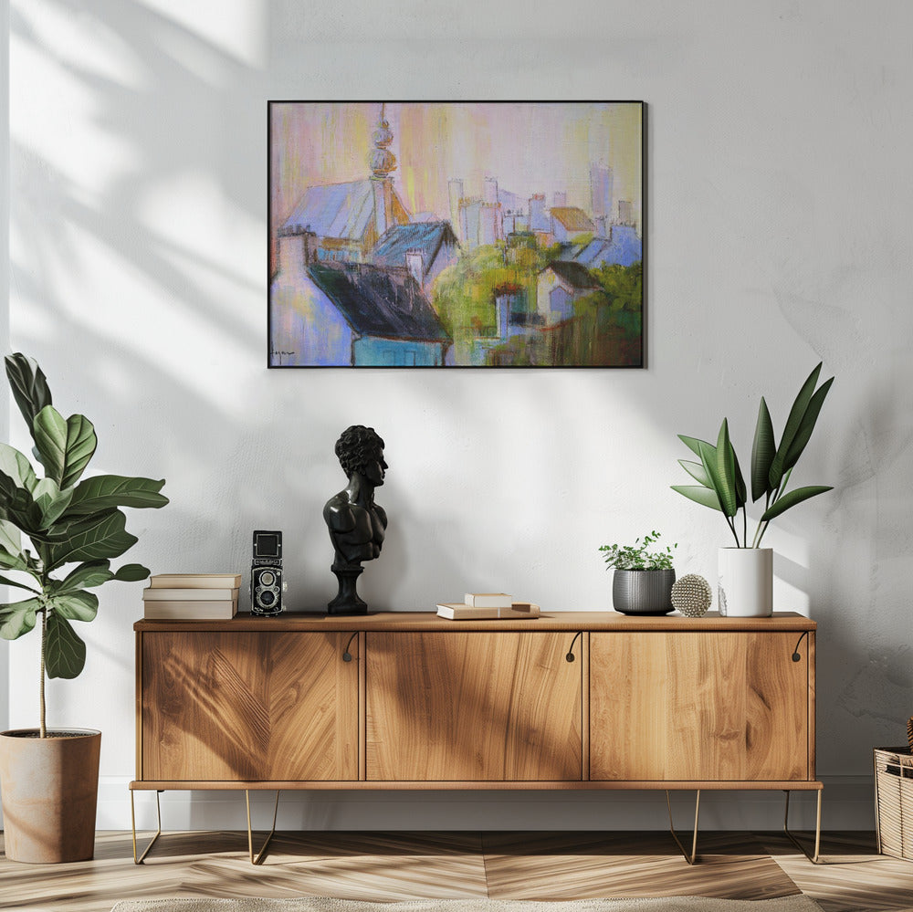 Zonsopgang in Parijs | Poster