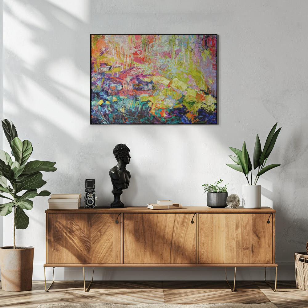 Een symfonie van kleurrijke harmonie | Poster