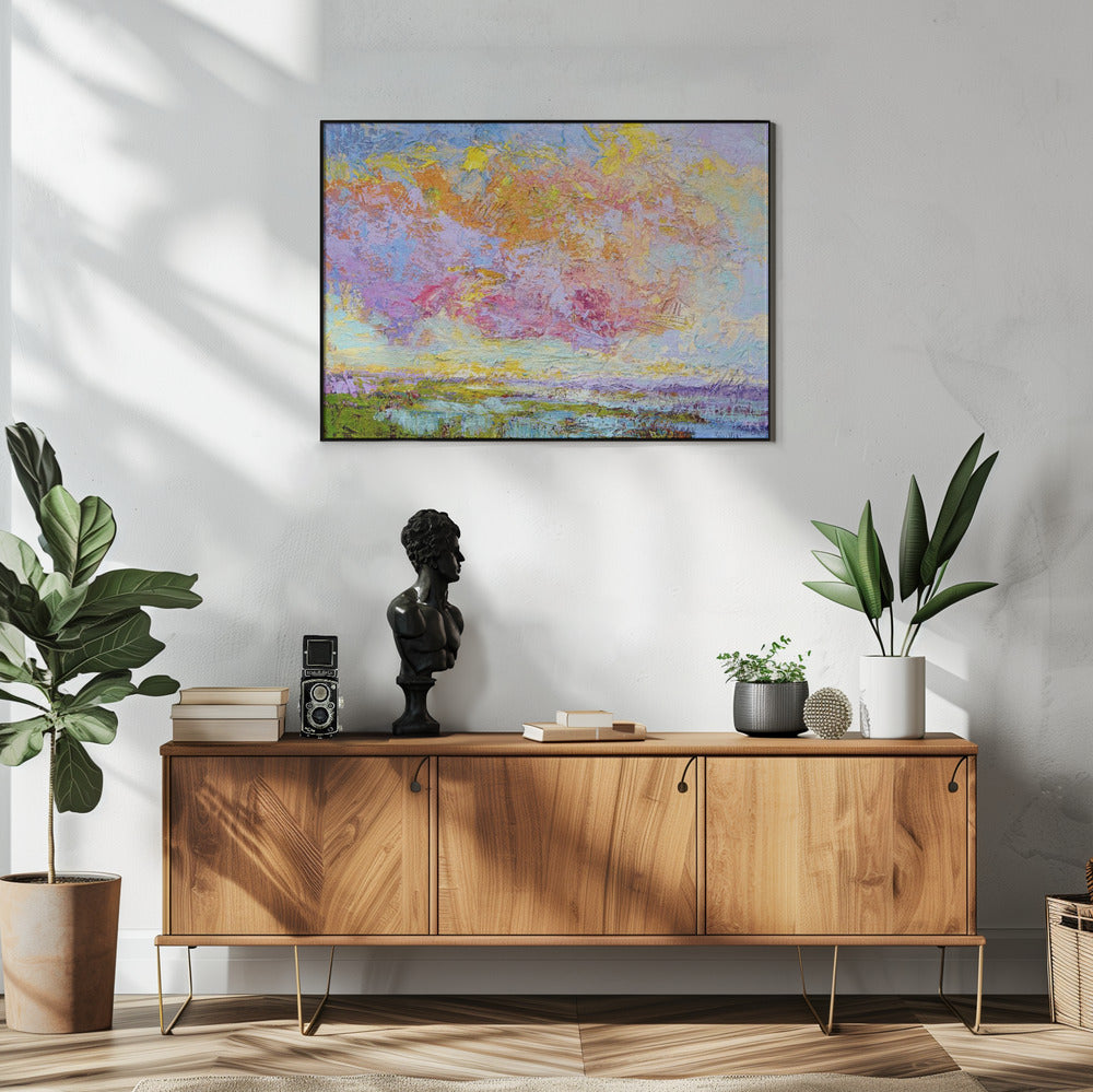 Abstracte kleurrijke luchten | Poster