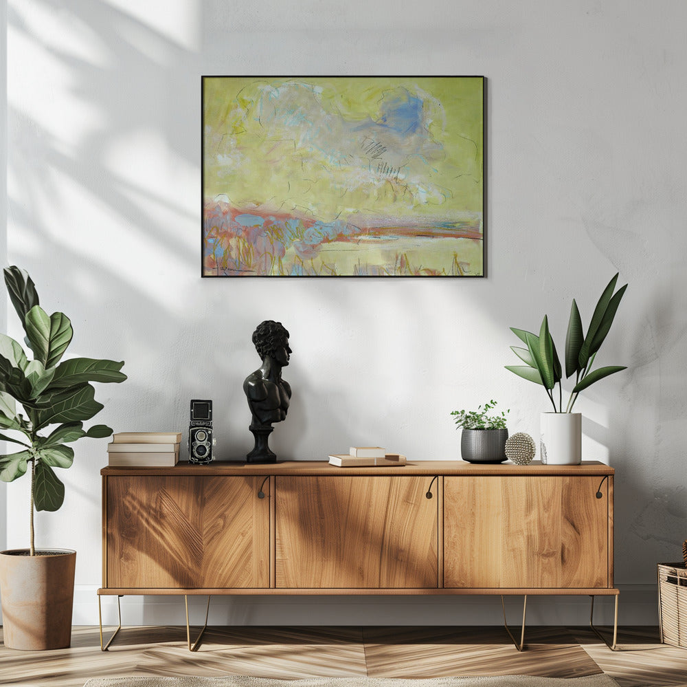 Abstracte landschapshorizons | Poster