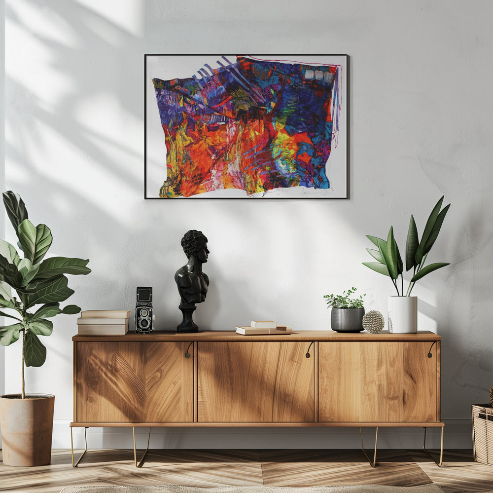 Kleurrijk wandtapijt | Poster