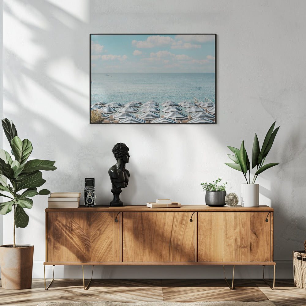 Strandparasols van de Franse Rivièra II | Poster