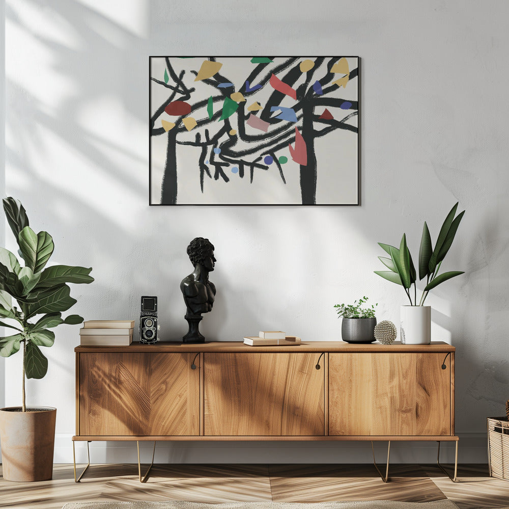 Kleuren in het bos 02 | Poster